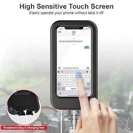 Famuzz india Waterproof 360° Bike & Motorcycle Phone Mount