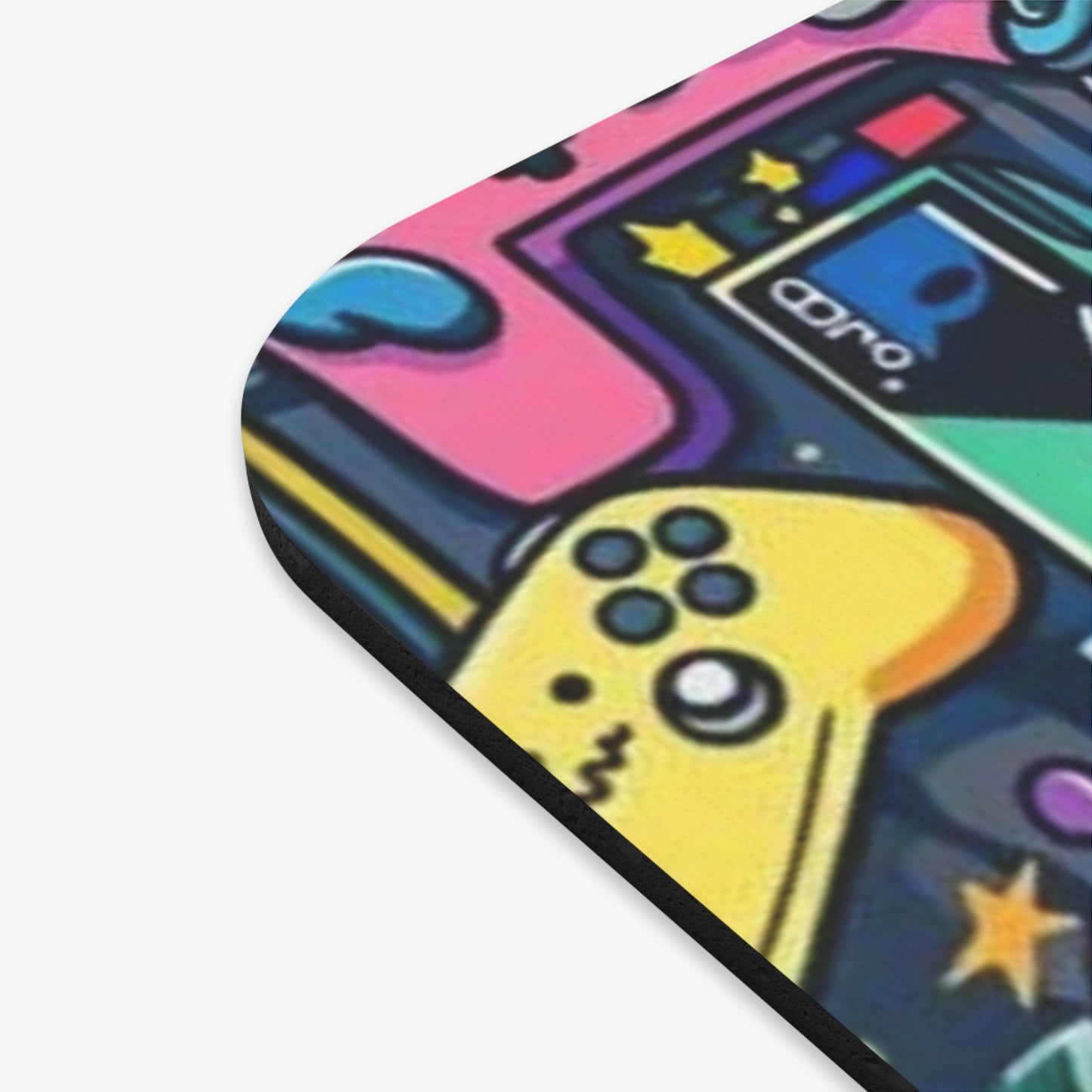 Gaming Controller Collage Mouse Pad