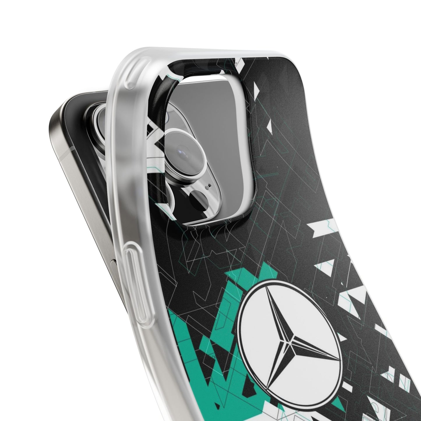 Mercedes Neon Drive Embossed Soft Silicone Case