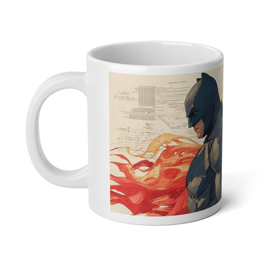 Supermen & Batman Art Coffee Mug