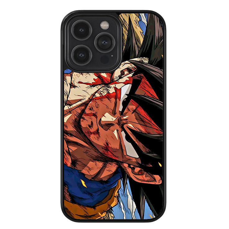 Wounded Warrior Goku Glossy Metal TPU Case