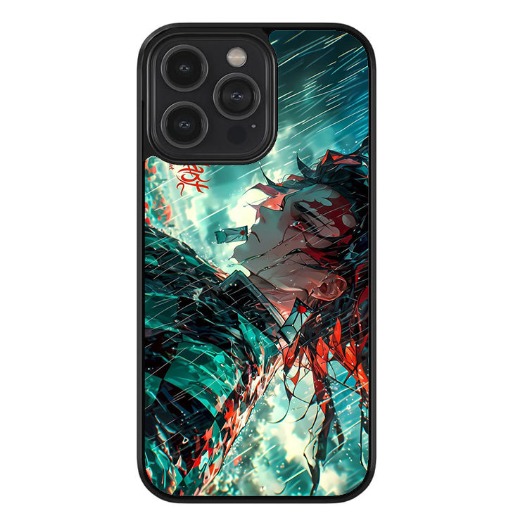 Rain-Bound Slayer Glossy Metal TPU Case