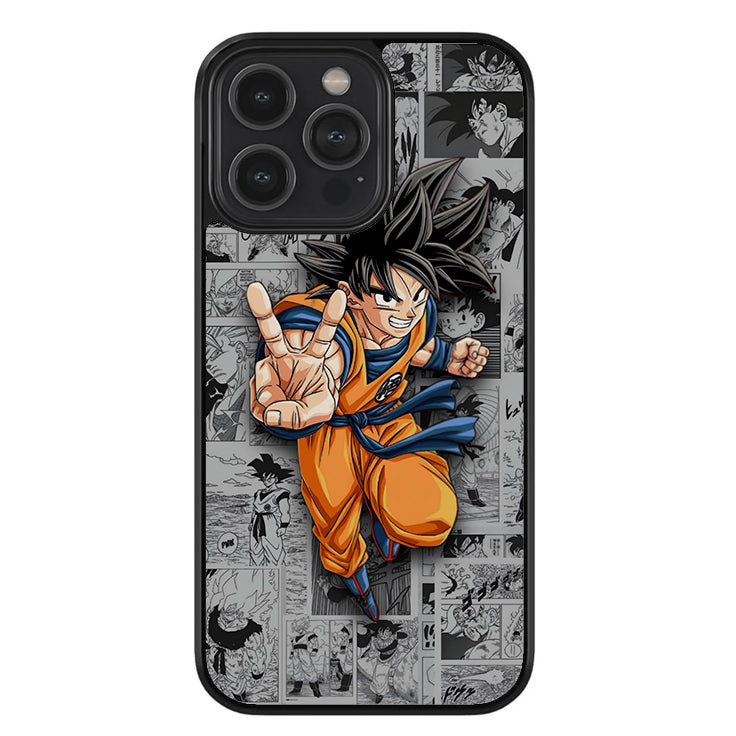 Dragon Ball Z 3D Effect Glossy Metal TPU Case