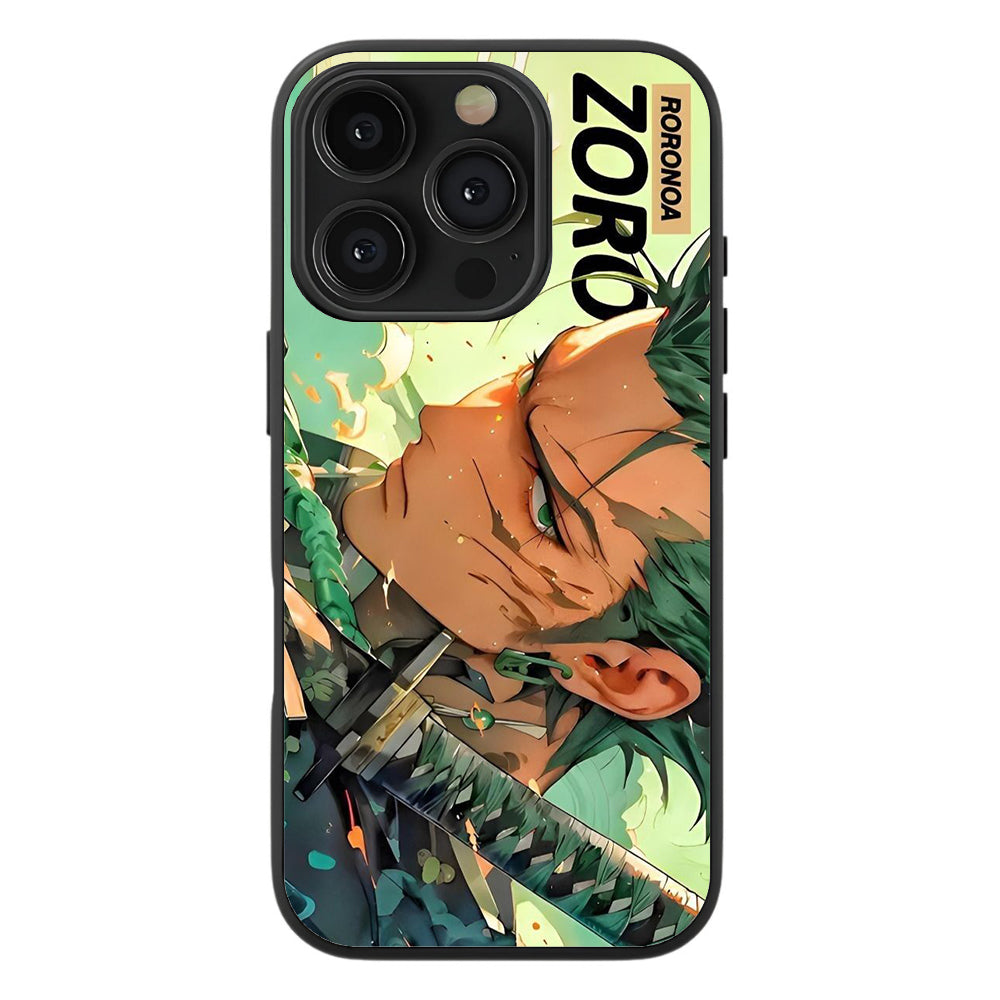 Roronoa Zoro Premium Tempered Glass Case