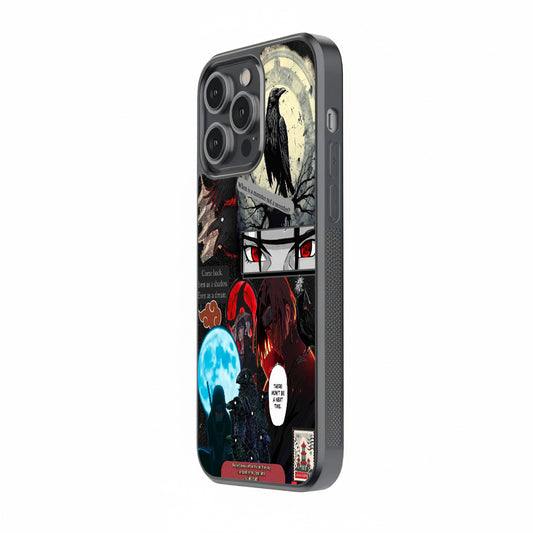 Fallen Crow of Konoha Glossy Metal TPU Case