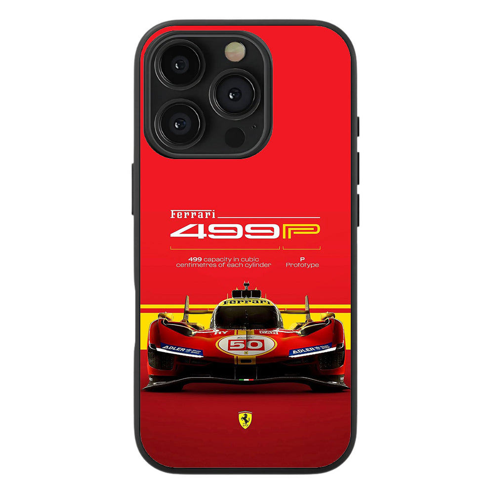 499P Redline Premium Tempered Glass Case