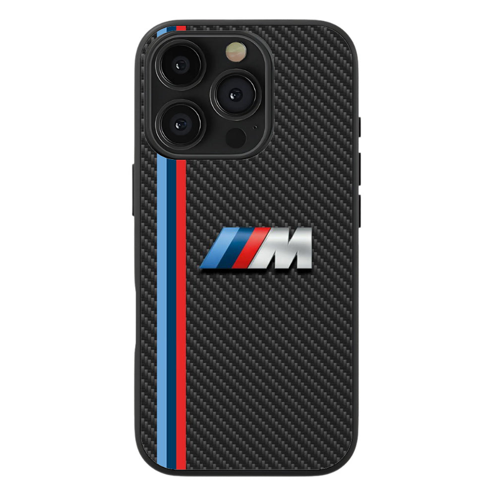 Carbon M-Sport Premium Tempered Glass Case