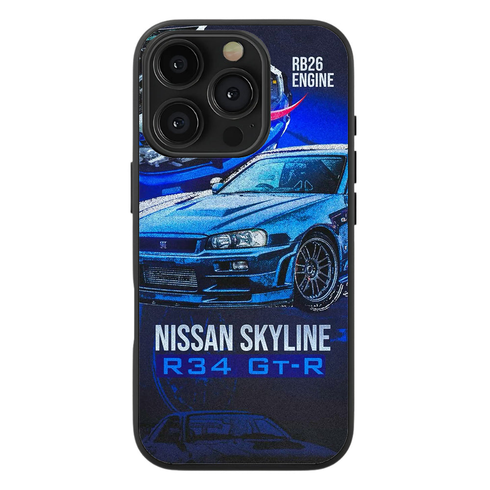 Nissan Skyline RB26 V-2 Premium Tempered Glass Case