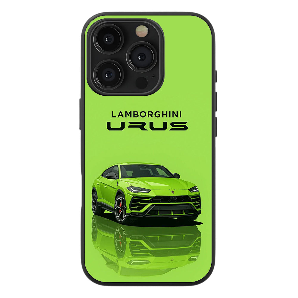 Lamborgini Urus Green Premium Tempered Glass Case