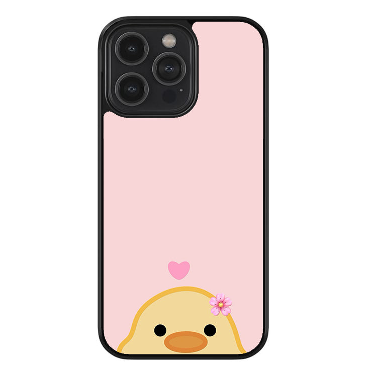 Little Duck Love Glossy Metal TPU Case