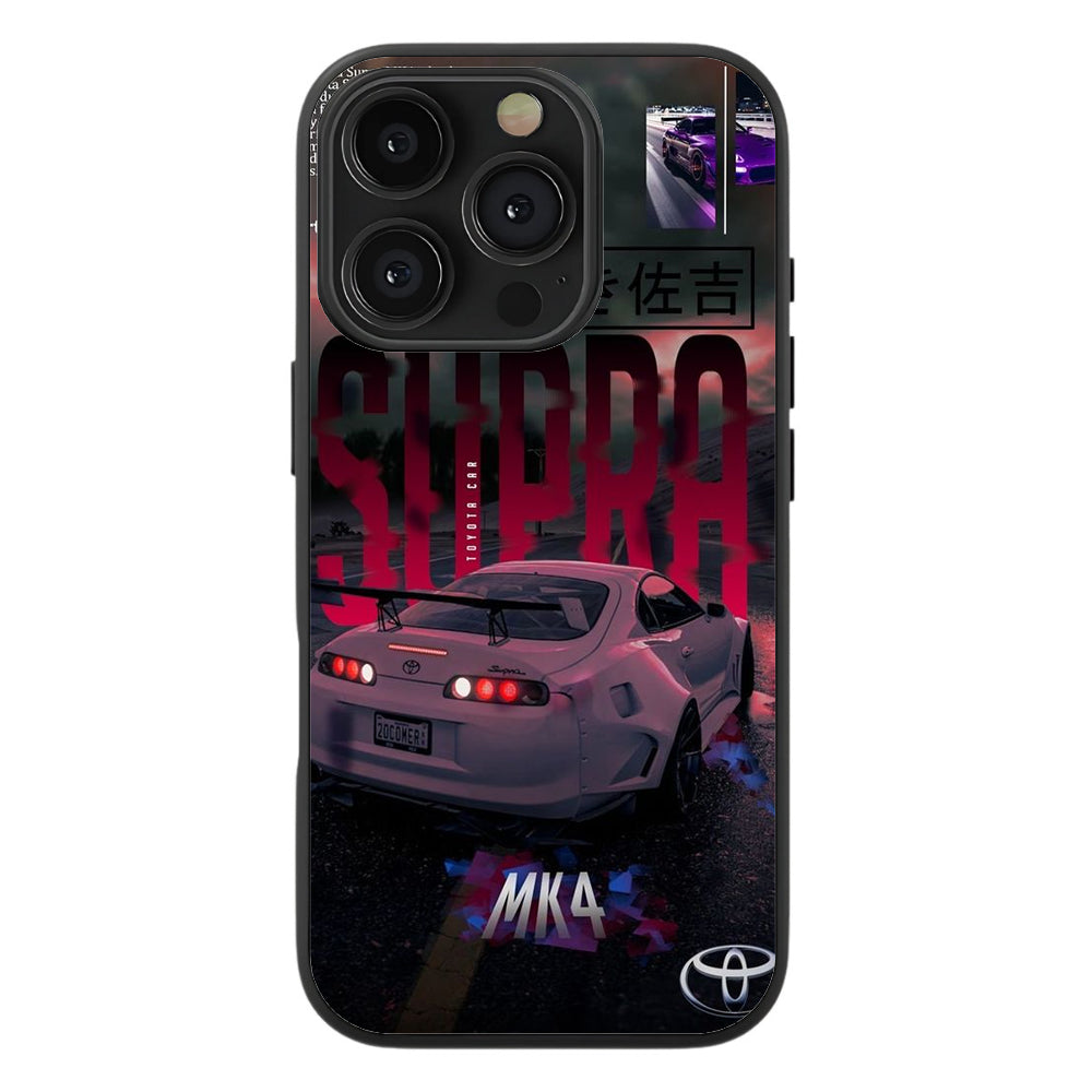 Midnight Drifter Premium Tempered Glass Case