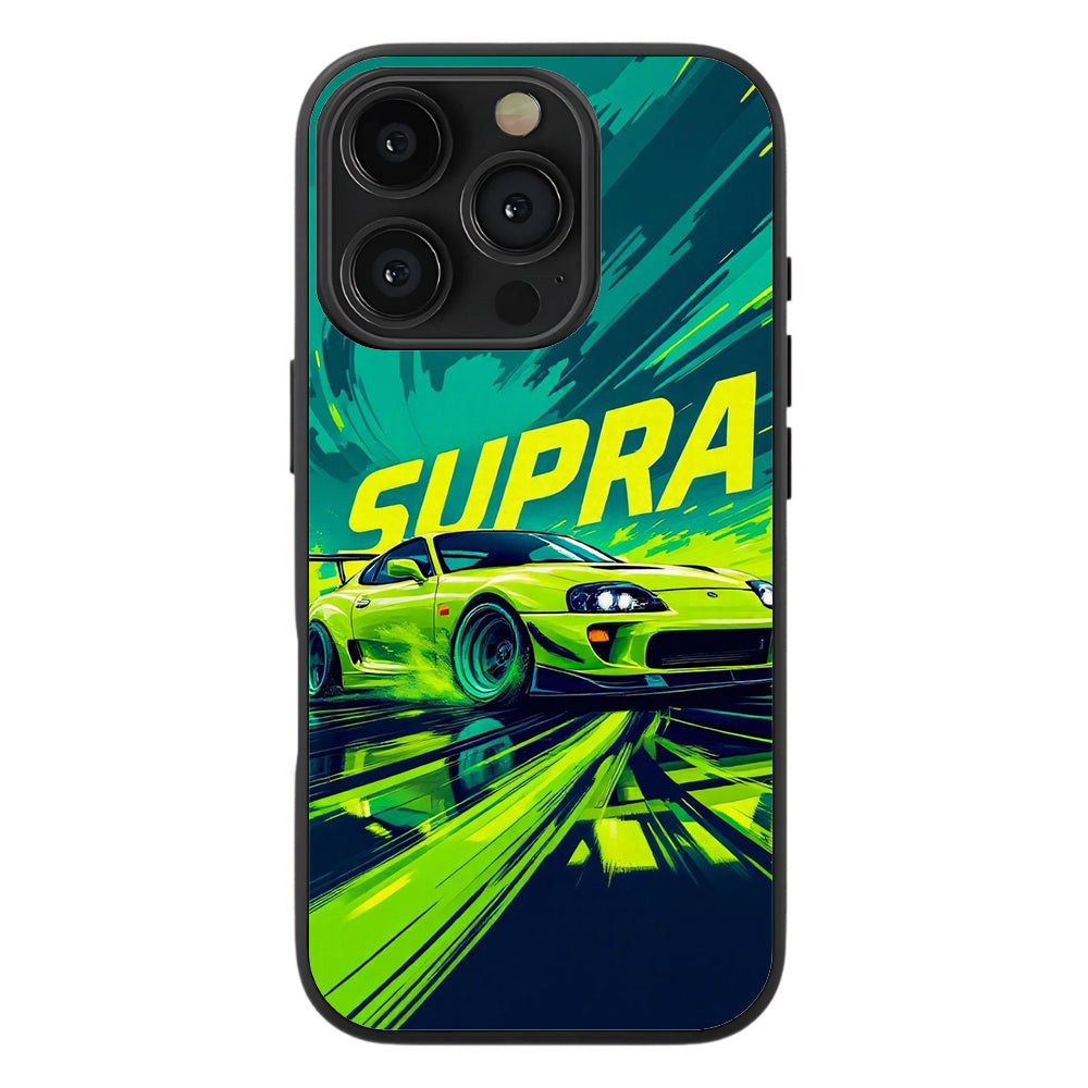 Supra Lime Drift Premium Tempered Glass Case