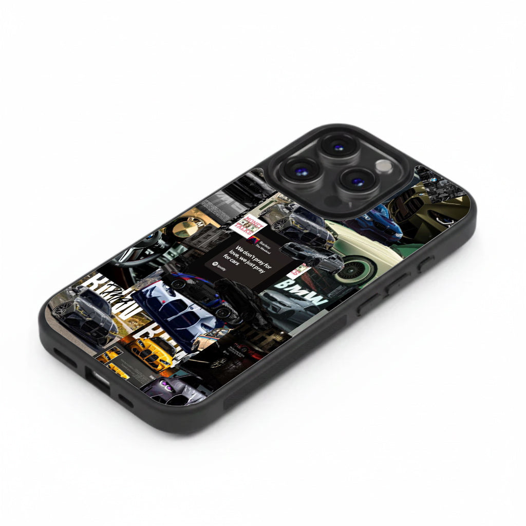 Ultimate M Collage Glossy Metal TPU Case