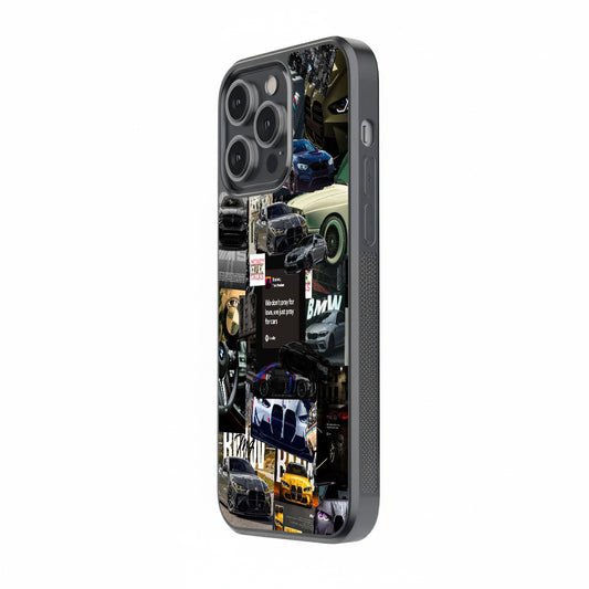 Ultimate M Collage Glossy Metal TPU Case