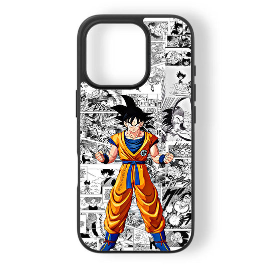 Dragon Ball Z Comic Style Premium Tempered Glass Case