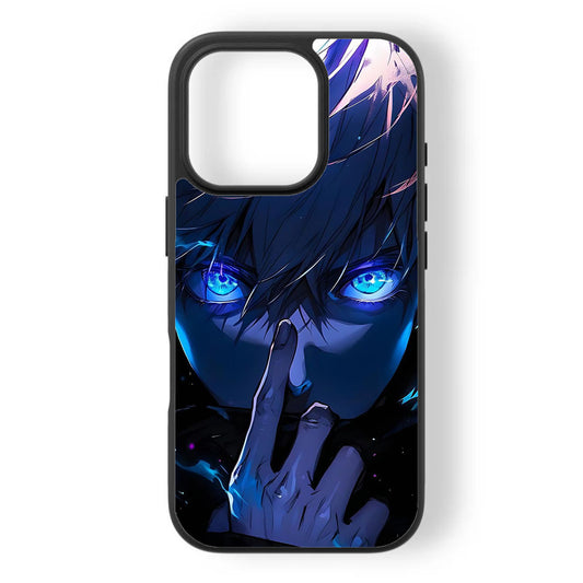 Gojo Satoru "Limitless Eyes" Premium Tempered Glass Case