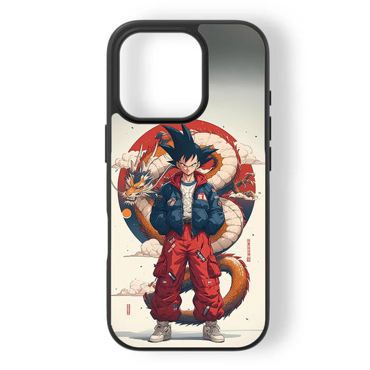 Goku & Shenron Streetwear Premium Tempered Glass Case