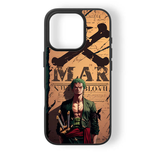Roronoa Zoro Bounty Premium Tempered Glass Case