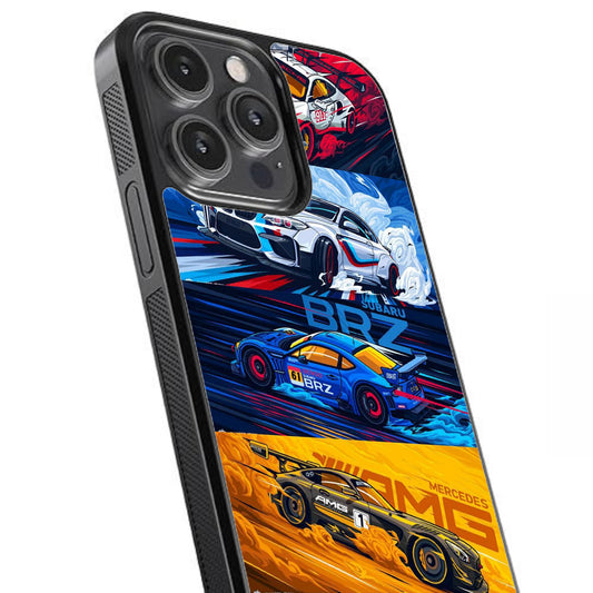 JDM & Euro Cars Glossy Metal TPU Case