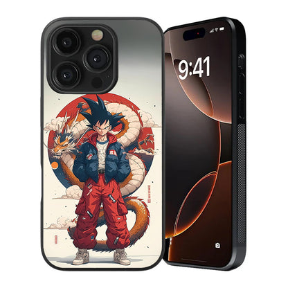 Goku & Shenron Streetwear Premium Tempered Glass Case