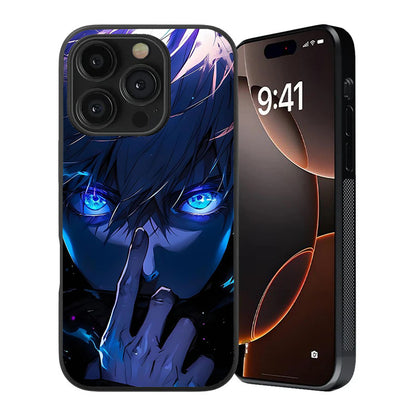 Gojo Satoru "Limitless Eyes" Premium Tempered Glass Case