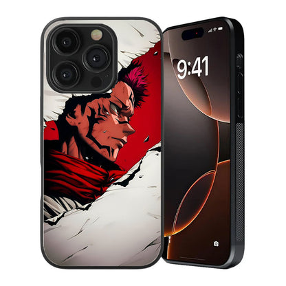 Jujutsu Kaisen Sukuna Rage Premium Tempered Glass Case