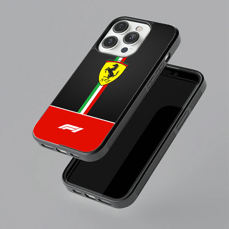 Ferrari F1 Glossy Metal TPU Case