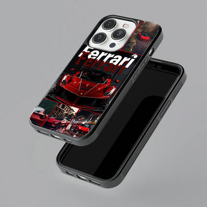 Ultimate Ferrari Dreams Glossy Metal TPU Case