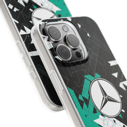 Mercedes Neon Drive Embossed Soft Silicone Case