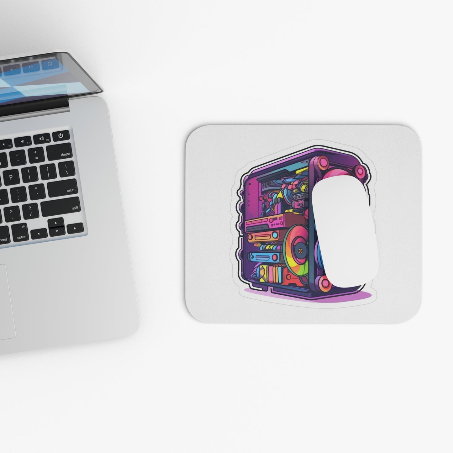 Gaming PC Cabinet Art Mouse Pad