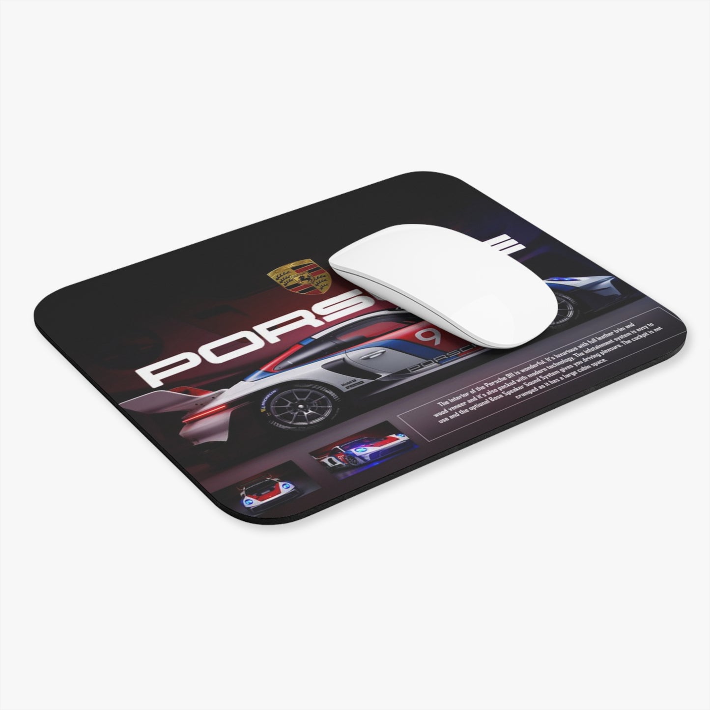 Porche Specs Mouse Pad