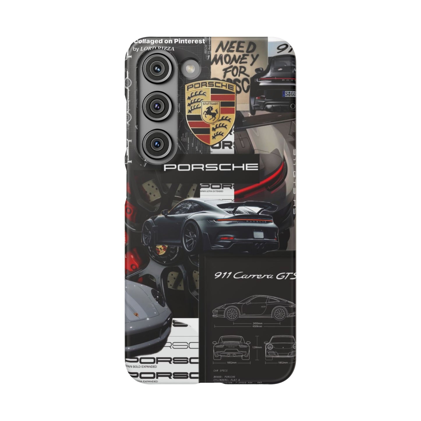 The 911 Blueprint Matte Hard Case