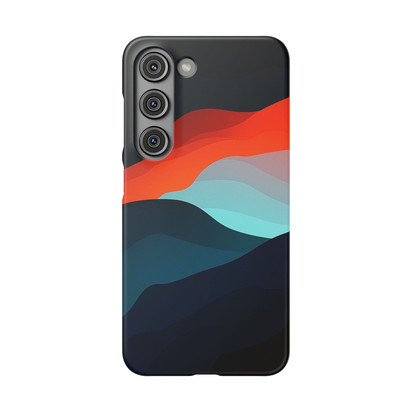 Crimson Waves Matte Hard Case