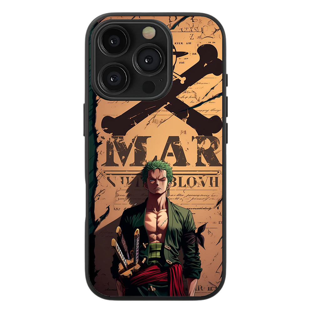 Roronoa Zoro Bounty Premium Tempered Glass Case