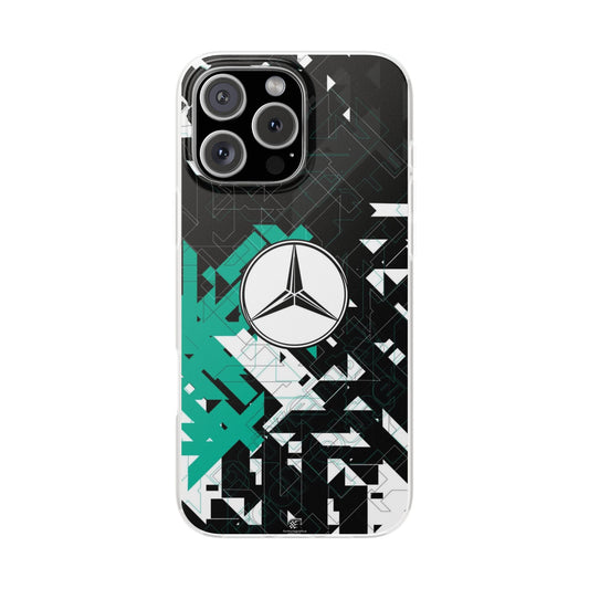 Mercedes Neon Drive Embossed Soft Silicone Case