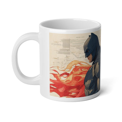 Supermen & Batman Art Coffee Mug
