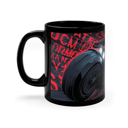 Batman: The Chase Black Coffee Mug