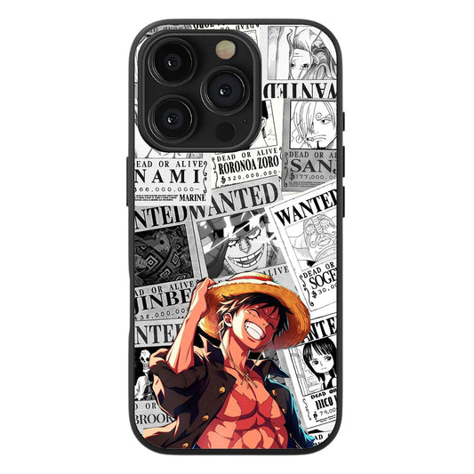 Straw Hat Bounty Collage Premium Tempered Glass Case
