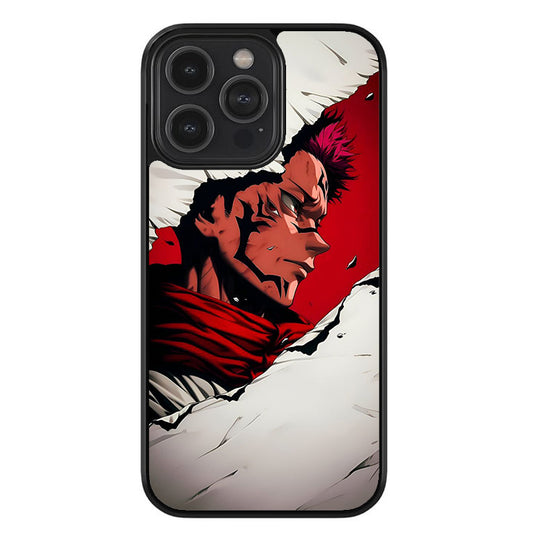 Jujutsu Kaisen Sukuna Rage Glossy Metal TPU Case