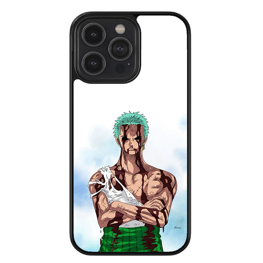 Scarred Pirate Hunter Glossy Metal TPU Case