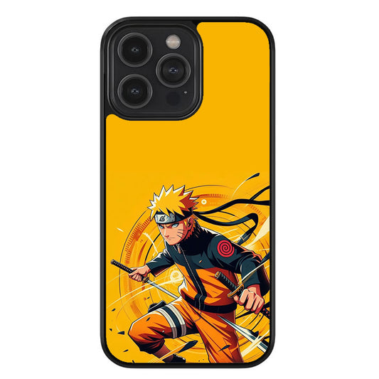 Hero of the Hidden Leaf Glossy Metal TPU Case