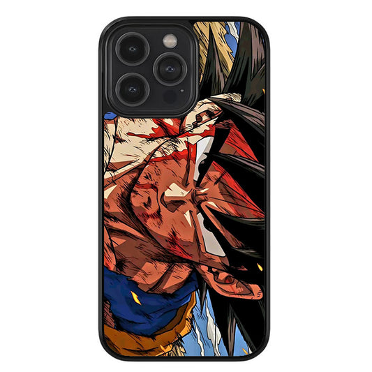 Wounded Warrior Goku Glossy Metal TPU Case