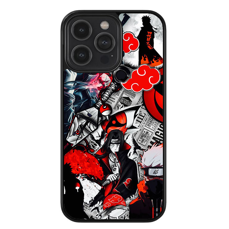Akatsuki Cloud Glossy Metal TPU Case