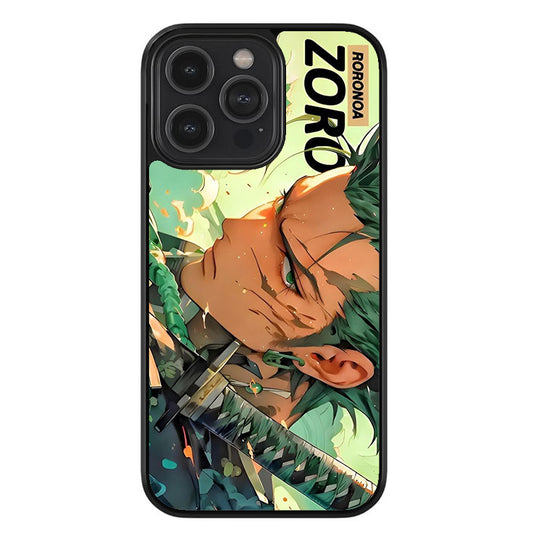 Roronoa Zoro Glossy Metal TPU Case