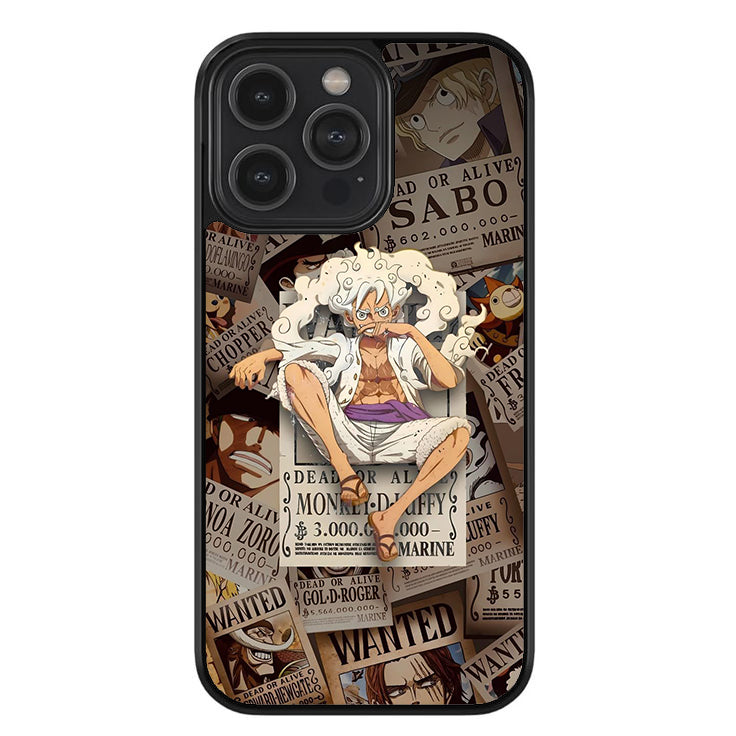 Monkey D. Luffy Glossy Metal TPU Case
