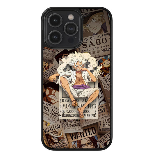 Monkey D. Luffy Glossy Metal TPU Case