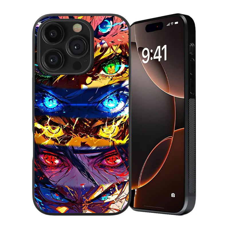 Anime Eyes Premium Tempered Glass Case
