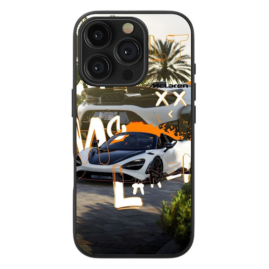 McLaren Palm Sunset Premium Tempered Glass Case
