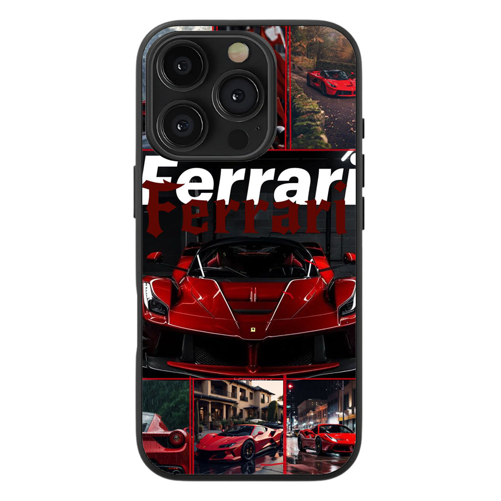 Ultimate Ferrari Dreams Premium Tempered Glass Case
