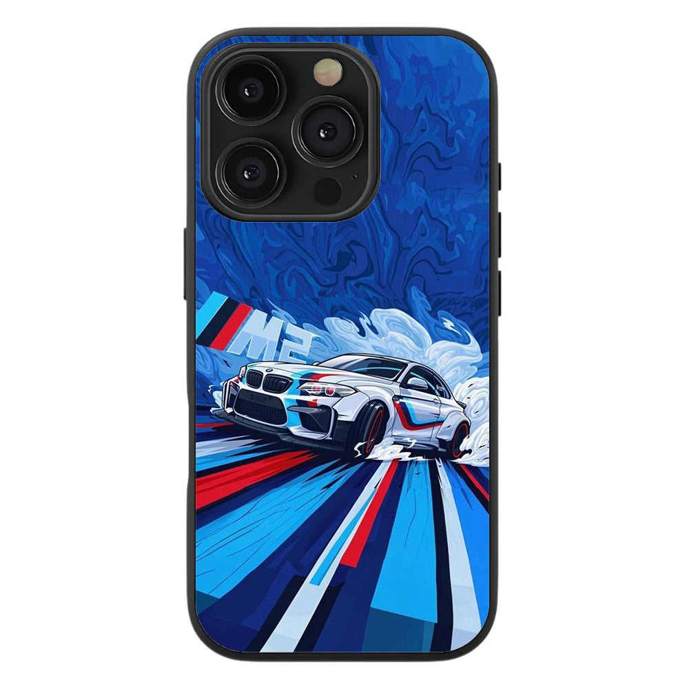 BMW M Series Drift Premium Tempered Glass Case